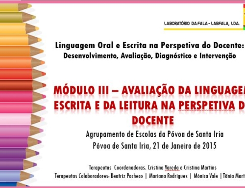 Formação Linguagem Oral e Escrita na Perspetiva do Docente